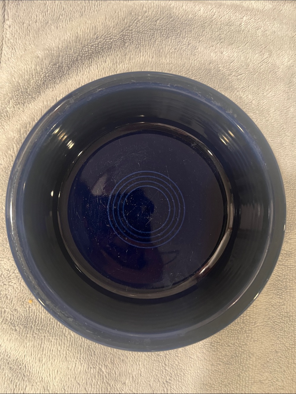 FIESTA 🥣 VINTAGE 90’s GREAT CONDITION COBALT BLUE CEREAL SOUP BOWL DISH - Picture 9 of 9